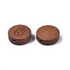 Laser Engraved Wood Beads WOOD-S053-53G-3