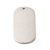 Non-Tarnish 201 Stainless Steel Blank Pendants STAS-G306-07P-1