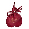 Flannelette Craft Ribbon Drawstring Bag ABAG-A003-01E-1