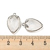 Natural Quartz Crystal Faceted Pendants G-M431-06P-09-3