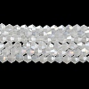 Imitation Jade Electroplate Glass Beads Strands EGLA-A039-J4mm-B06-1