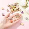 20Pcs 2 Styles Opaque Acrylic European Beads OACR-YW0004-39-3