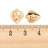 Clear Glass Charms KK-E090-25G-3
