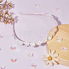 48Pcs 3 Style Translucent Electroplated Glass Cabochons EGLA-CA0001-11-5