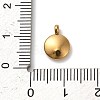 304 Stainless Steel Black Enamel Charms STAS-R009-02G-01-3