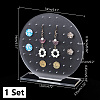 Acrylic Earring Display Stand EDIS-WH0023-01A-2