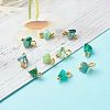 Electroplate Glass Charms PALLOY-JF00821-06-2