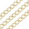 Aluminium Twisted Curb Chains CHA-YW0001-01G-5