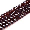 Electroplate Glass Beads Strands EGLA-A034-T8mm-A36-1