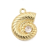 Brass Micro Pave Cubic Zirconia Pendants KK-I380-05G-1