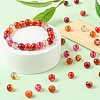 10 Style Spray Painted & Drawbench Transparent & Baking Painted Glass Beads GLAA-YW0001-26D-7