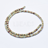 Natural Aqua Terra Jasper Beads Strands G-E444-17-4mm-2