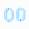 Opaque Spray Painted Acrylic Linking Rings OACR-T024-02-I03-2
