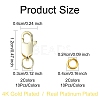 Brass Lobster Claw Clasps DIY-YW0009-37G-3