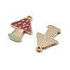 Thanksgiving Day Alloy Enamel Pendants ENAM-D060-01H-KCG-2