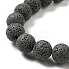 Natural Lava Rock Bead Strands G-L435-03-8mm-22-3