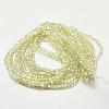 Electroplate Glass Beads Strands EGLA-D018-6x6mm-70-2