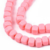 Handmade Polymer Clay Beads Strands CLAY-S092-78L-3