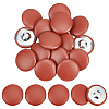 30Pcs Imitation Leather Snap Bottons BUTT-NB0001-90F-1
