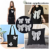 4Pcs 2 Styles Polyester Embroidery Iron on Clothing Patches PATC-GF0001-51A-5