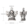 Tibetan Style Alloy Pendants TIBEB-A11978-AS-FF-2