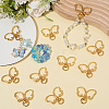 20Pcs Alloy Swivel Clasps FIND-SC0017-28G-3