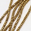 Electroplate Non-magnetic Synthetic Hematite Beads Strands G-J161-4x3mm-01-1