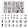 585Pcs 15 Styles CCB Plastic Beads CCB-TA0001-04-1