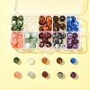 10 Colors 80Pcs Two-tone Opaque Acrylic Beads FIND-FS0002-68-7