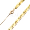 Brass Lariat Necklaces NJEW-JN03000-3