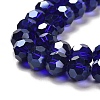 Electroplate Glass Bead Strands X-EGLA-R015-8mm-3-3