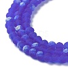 Transparent Glass Beads Strands EGLA-A044-T3mm-MB31-4