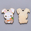 Alloy Enamel Pendants X-ENAM-S121-123-1