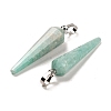 Natural Amazonite Pointed Pendants G-D089-01P-01-2
