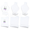 4Pcs 2 Styles Acrylic Earring Display Frame EDIS-YW0001-07-1