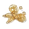 Butterfly Natural Yellow Quartz Brooch G-A278-02G-05-2