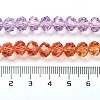 Transparent Painted Glass Beads Strands DGLA-A034-T6mm-A12-3
