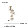 Alloy Rhinestone Brooch for Backpack Clothes PW-WGDBC4D-02-1