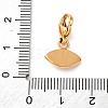 Eye 304 Stainless Steel Rhinestone Pendant Decorations STAS-I331-24G-4