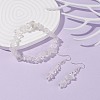 Natural Quartz Crystal Chips Beaded Jewelry Set SJEW-JS01232-05-2