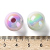 Opaque UV Plating Acrylic Beads PACR-D288-23-3
