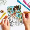 AHADERMAKER 1 Set Coloring Paper Greeting Cards Sets AJEW-GA0007-13-6