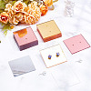 4 Colors Acrylic Single Earring Display Card ODIS-AR0001-05B-3