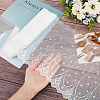Flower Pattern Polyester Mesh Tulle Fabric DIY-WH0308-323B-3
