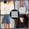 Star shape Glass Hotfix Rhinestone DIY-WH0558-99A-6