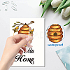 16 Sheets 8 Styles Waterproof PVC Wall Stickers DIY-WH0345-013-3