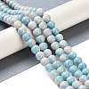 Baking Paint Glass Bead Strands LS-GLAA-H031-01B-10-5
