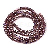 Electroplate Glass Beads Strands EGLA-A044-T1mm-B13-3