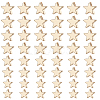 80Pcs 4 Style Brass Beads KK-PH0010-34-1