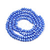 Electroplate Glass Beads Strands EGLA-A044-P2mm-A32-3